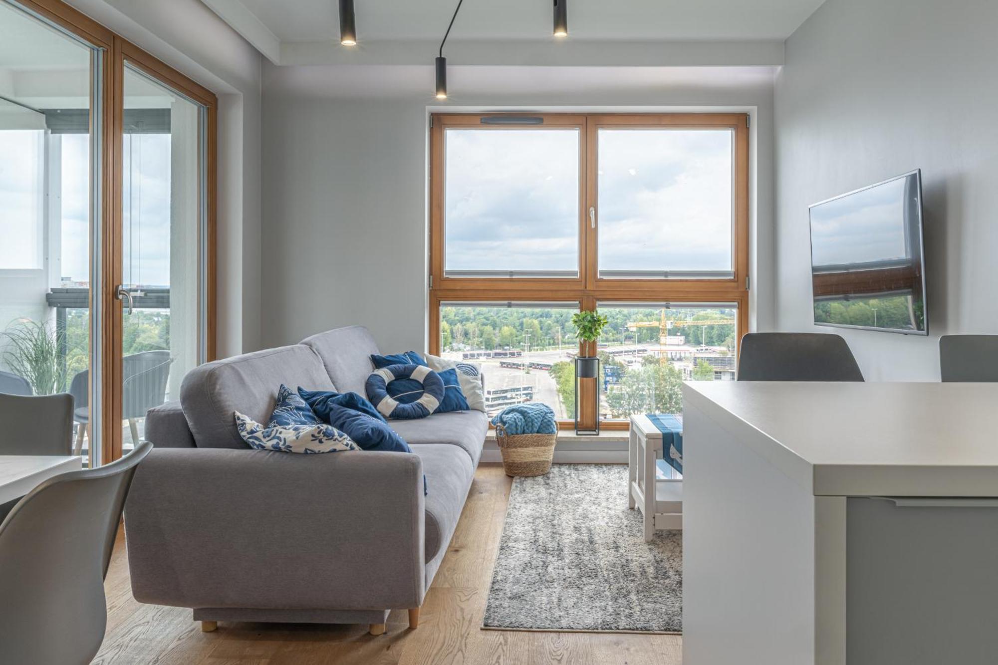 Waveside Apartment Danzica Esterno foto